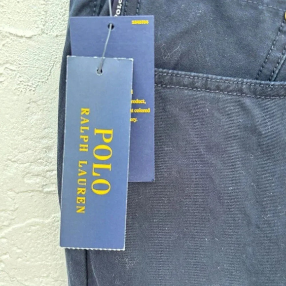 Polo Ralph Lauren Mens Straight Fit and Stretch Classic Pants Navy Size 33x32 - Picture 9 of 14